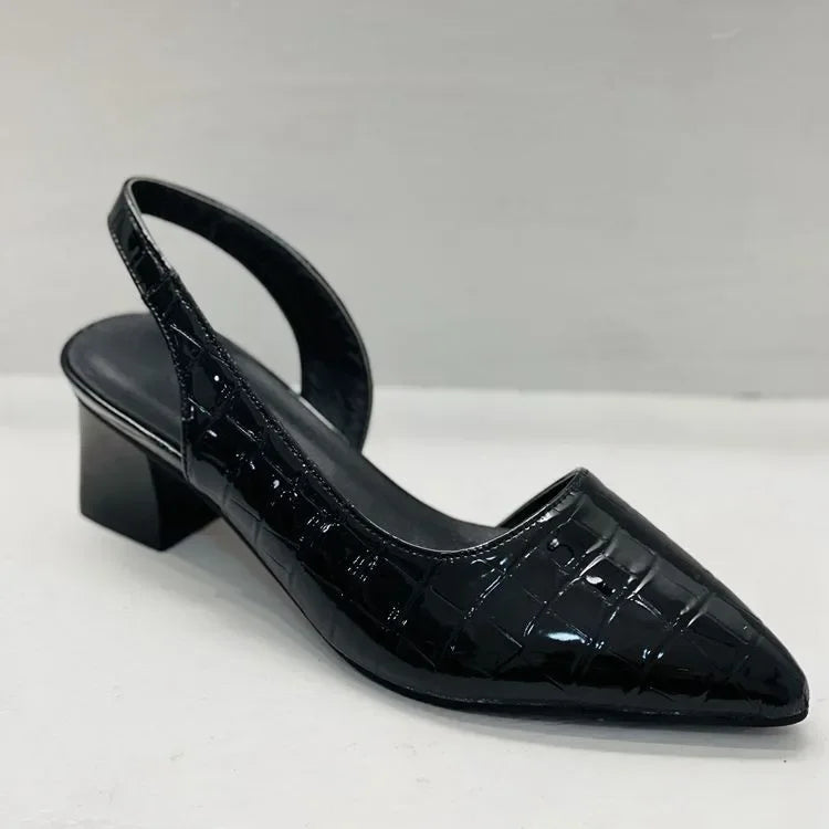 Zapatos de tacón elegantes y cómodos para mujer con diseño de punta afilada – AURELIE