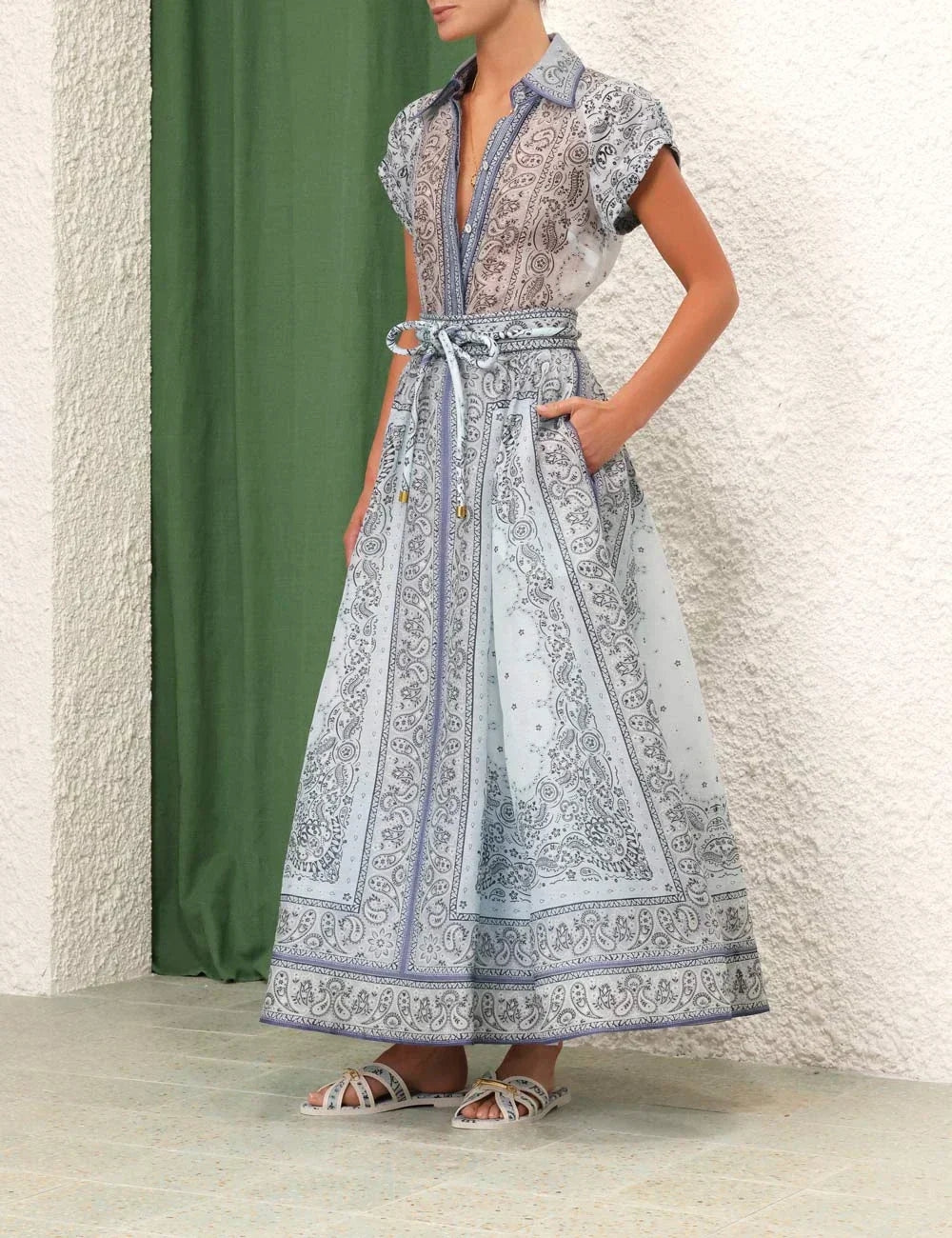 Conjunto veraniego elegante de dos piezas con cintura ajustable – LUCINNE
