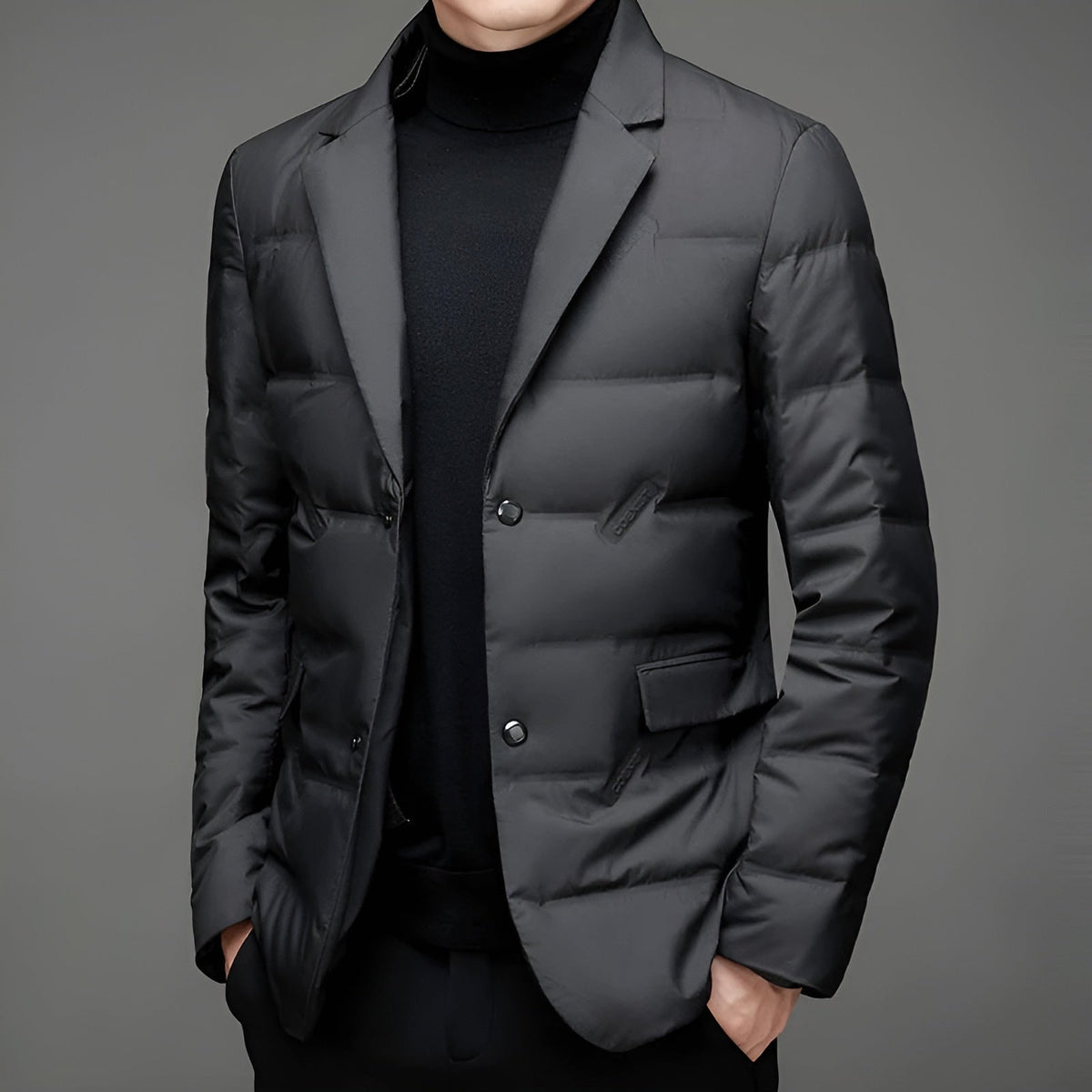 Chaqueta acolchada tipo blazer para hombre – AMELL