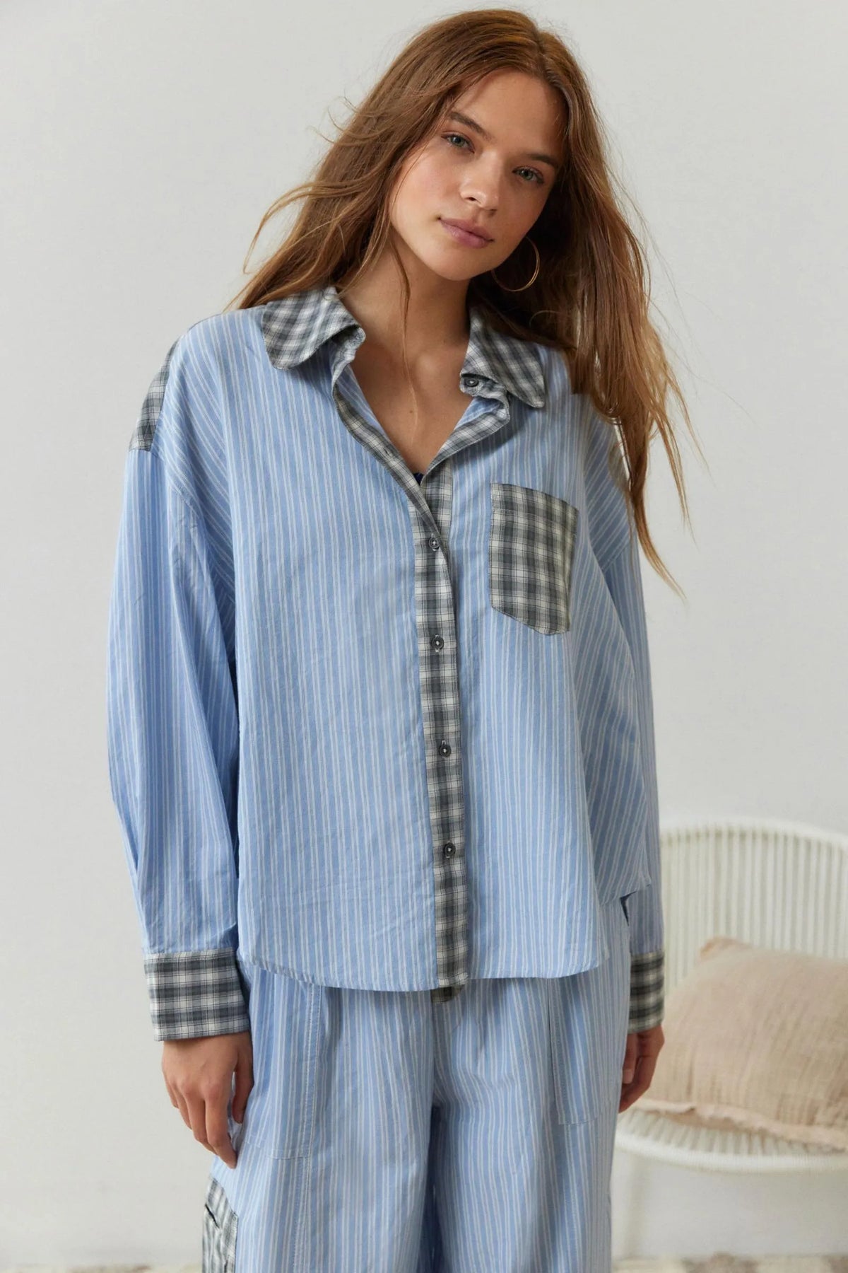 COSY – Conjunto de pijama para mujer de dos piezas, suave y elástico