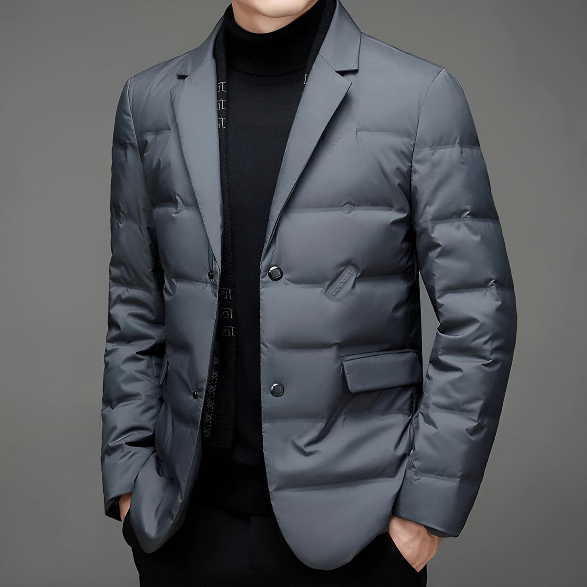 Chaqueta acolchada tipo blazer para hombre – AMELL