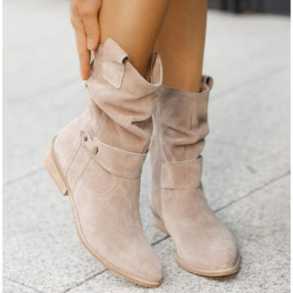 Botines con cremallera y soporte ortopédico para mujer – NAYARA