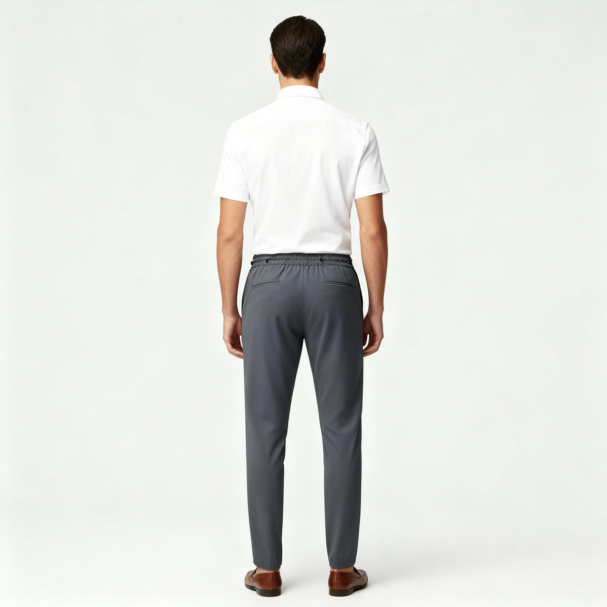 Bruce – Pantalón de vestir para hombre con cordón ajustable