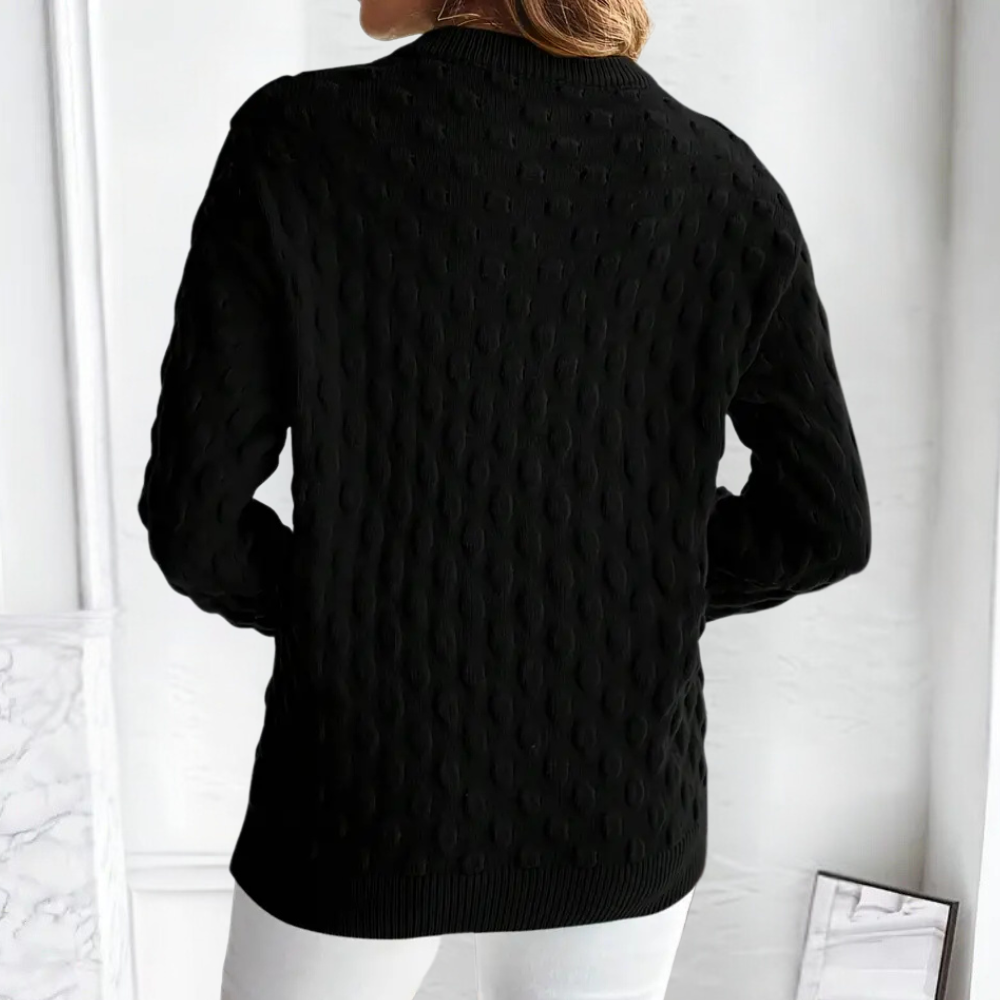 ELSA - Jersey de punto casual y cómodo para mujer