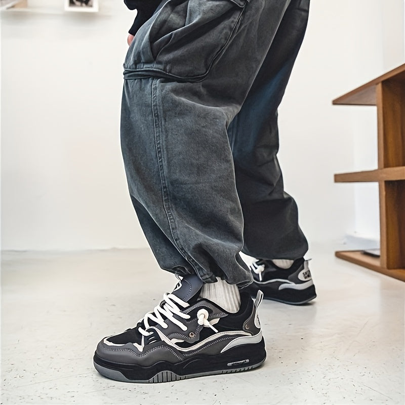 Zapatillas deportivas bajas para hombre con detalles en contraste – STRAVÉN
