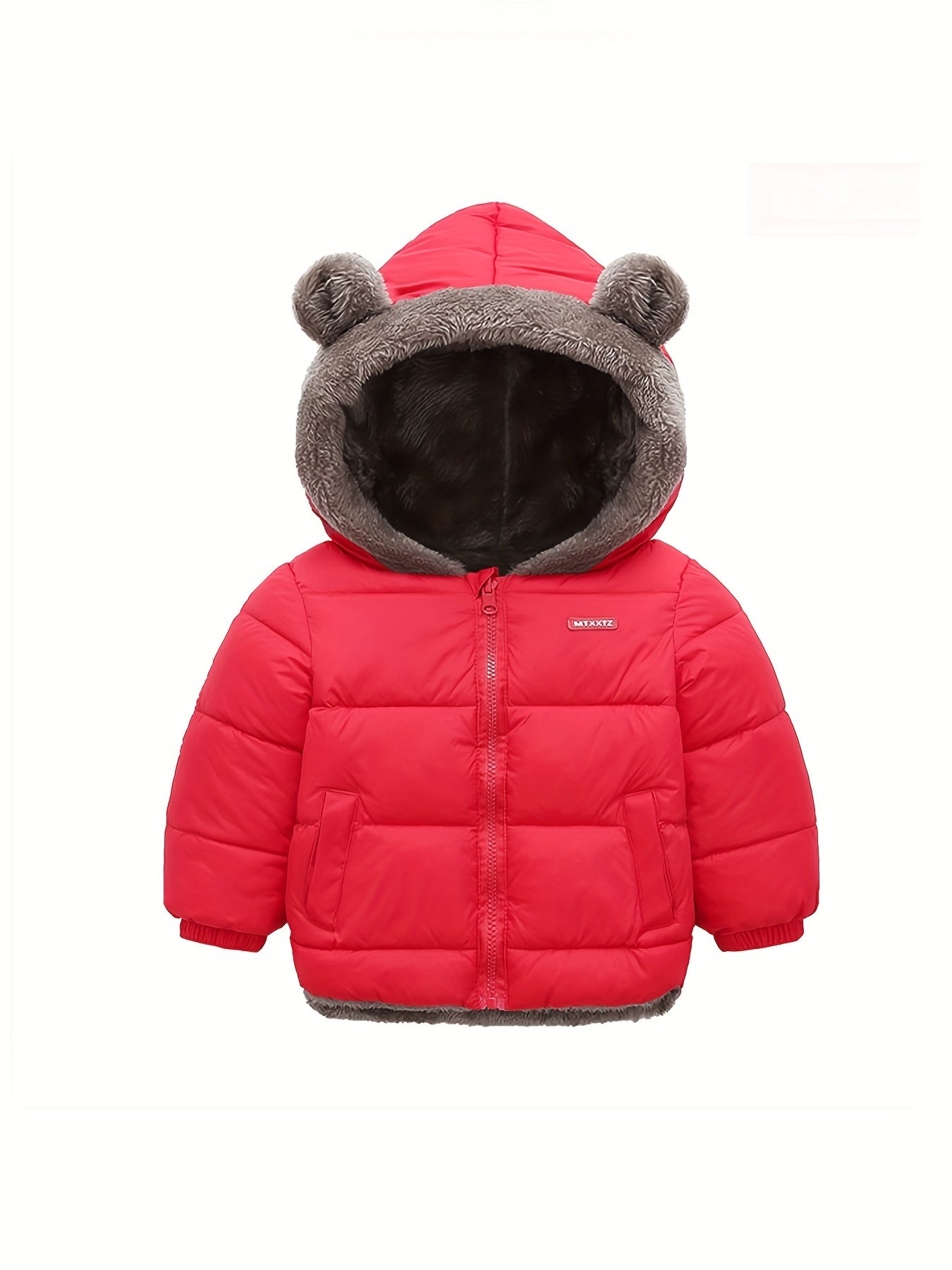 LOKI - Abrigo de invierno para niños con forro de piel sintética