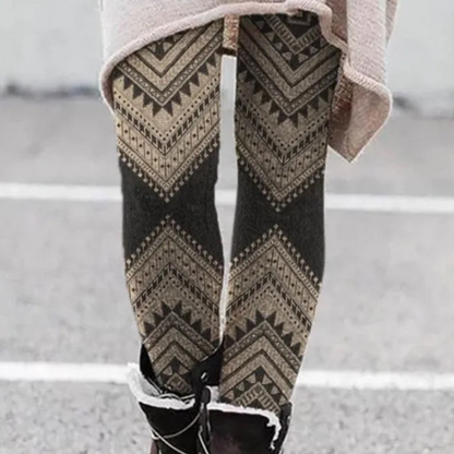 CELINE - Leggings cómodos y elásticos con estampado para mujer