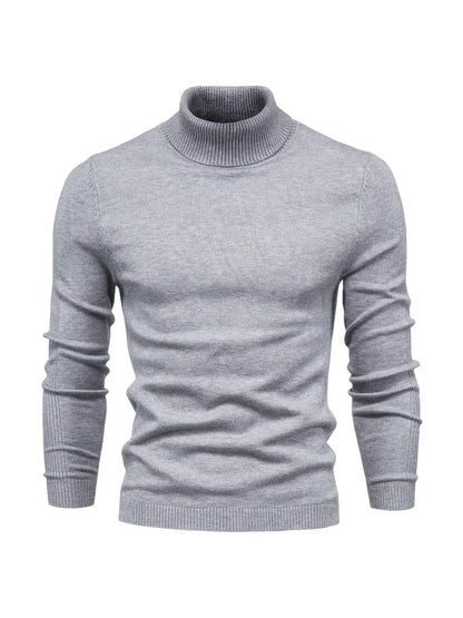 LUCA - Suéter de cuello alto con diseño ajustado para hombre