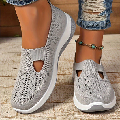 Zapatillas slip-on con cuña ligeras y transpirables para mujer – SERENA