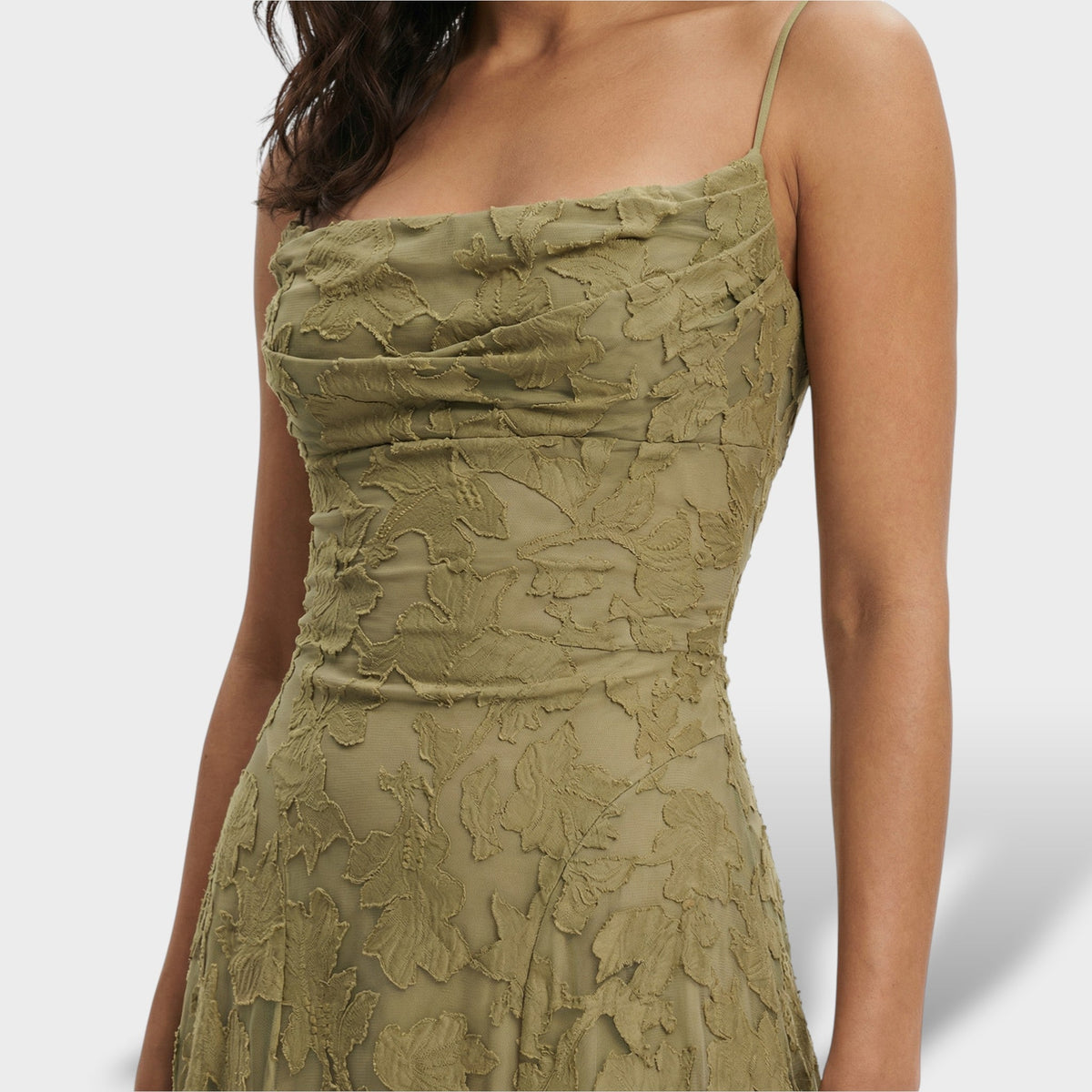 LUCÍA – Vestido largo de fiesta con estampado floral y espalda abierta