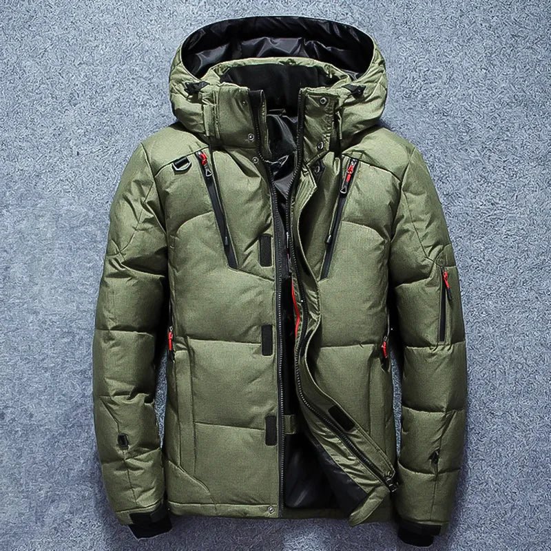 Parka de invierno con plumón cálido para mujer – JULIAN
