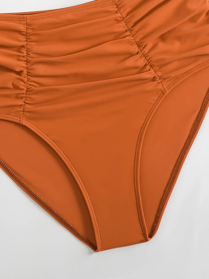 Marina – Bikini de talle alto con detalle de giro para mujer