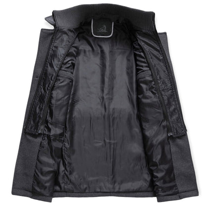 BRUNO - Chaqueta casual con cremallera y cuello alto para hombre