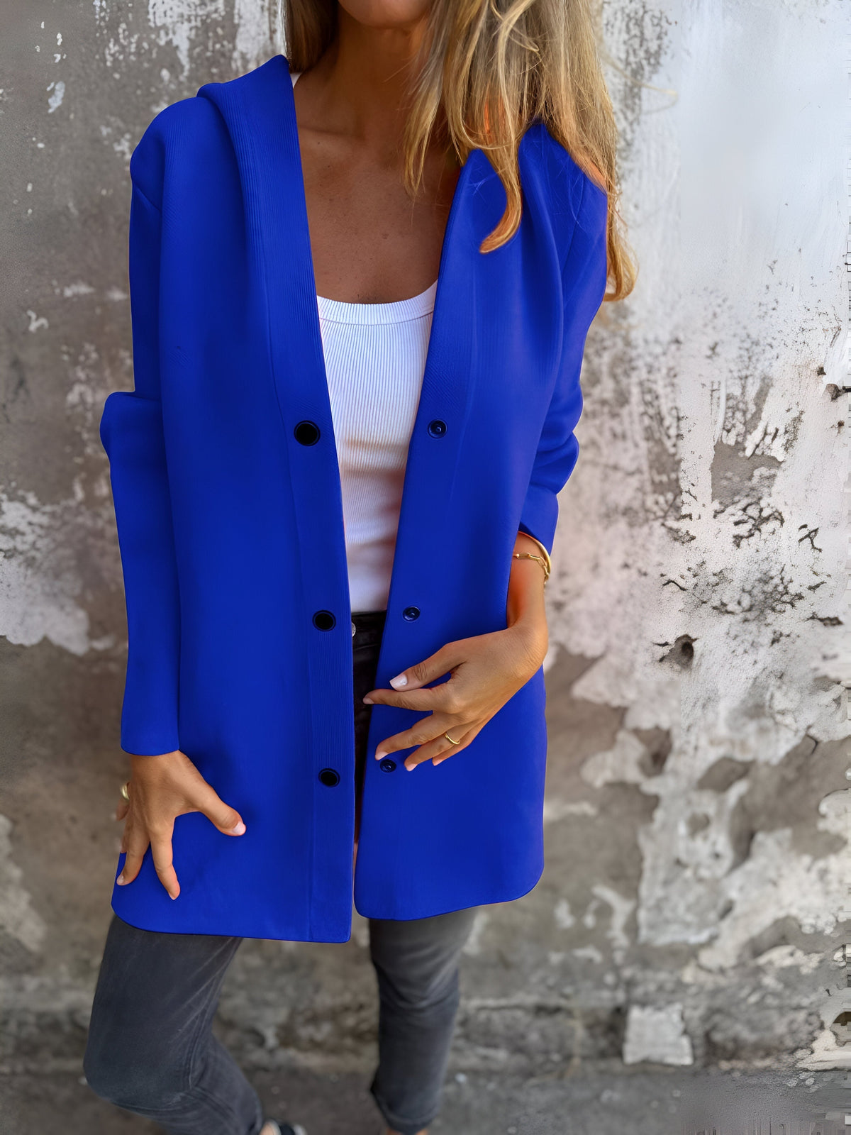 VALMA - Chaqueta casual con capucha para mujeres