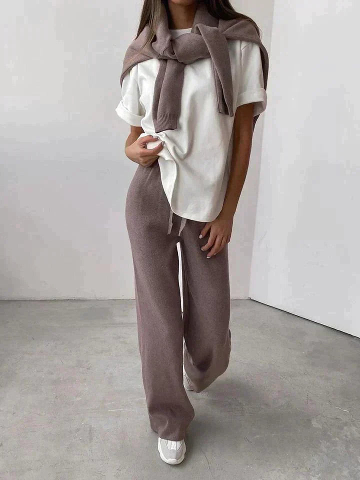 FRANCISKA - Conjunto de lounge con estilo para mujeres