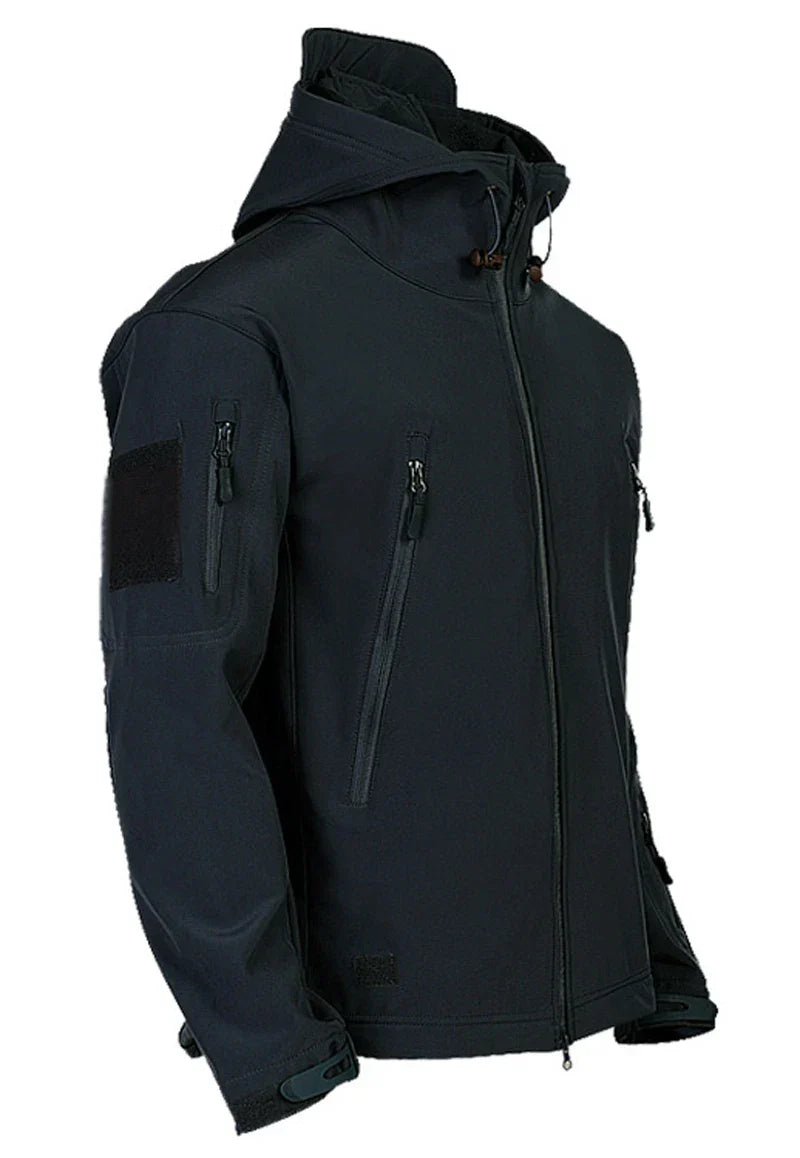 VALENTIN - Chaqueta táctica con capucha y bolsillos para hombre