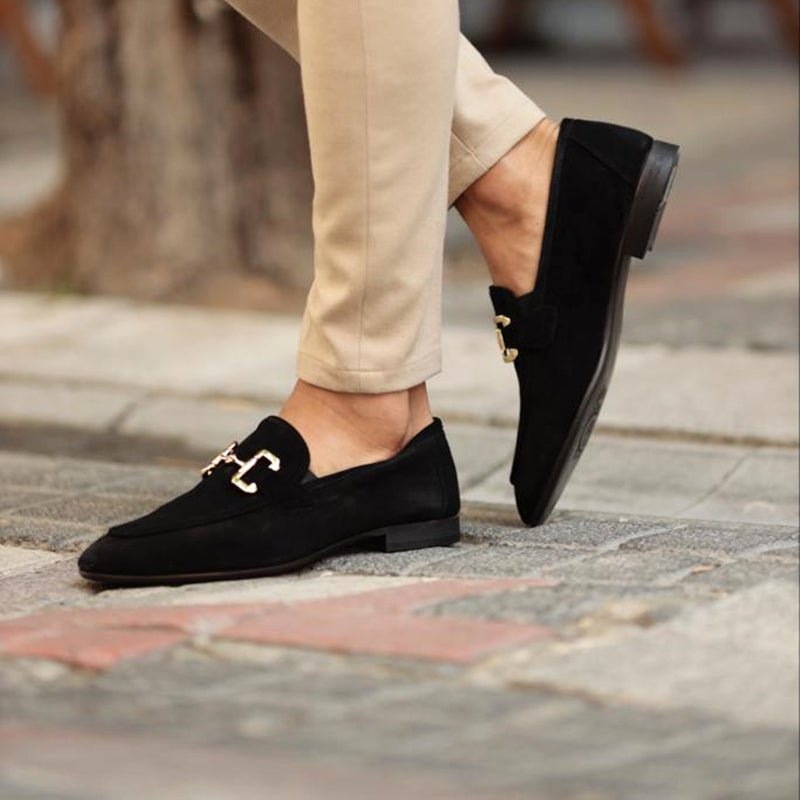 Liam | Elegantes Mocasines con Hebilla Metálica para Hombre - Noa Lagos
