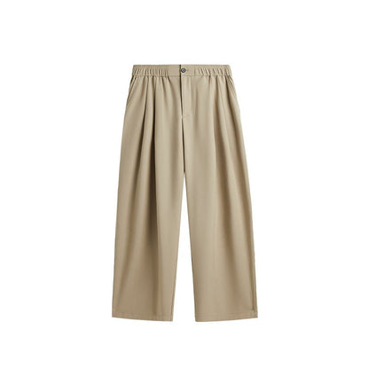 LUCAS – Pantalones anchos de lino para hombre con cintura ajustable