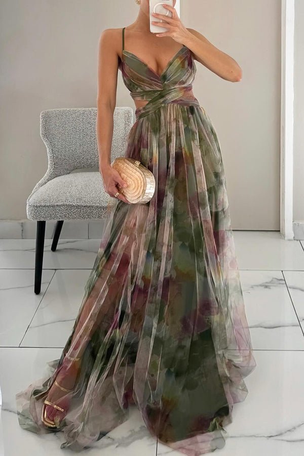 Sofía | Elegante Vestido Largo Floral de Invitada Boda, Graduación, Fiesta - Noa Lagos