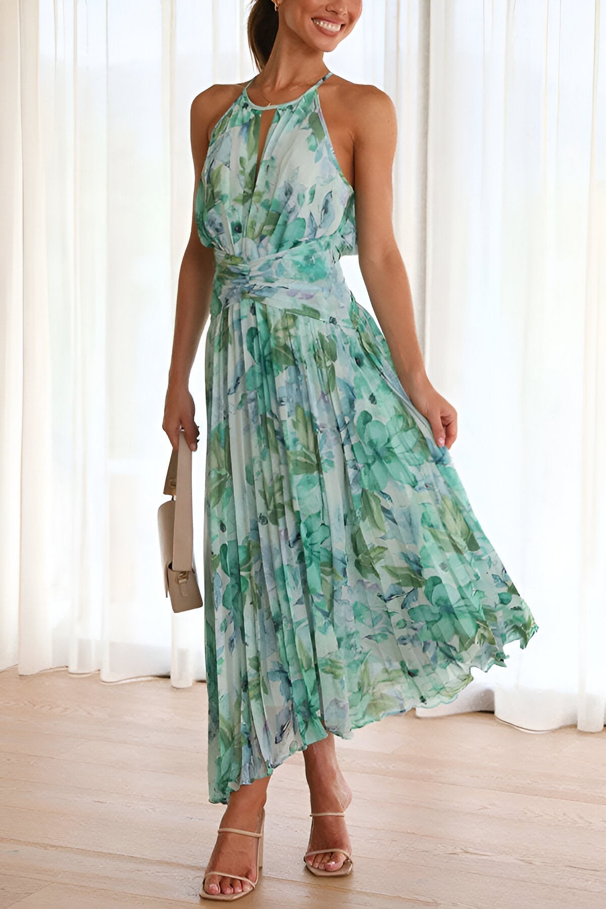 Sofia | Elegante Vestido Largo Floral para Mujer Verano - Noa Lagos