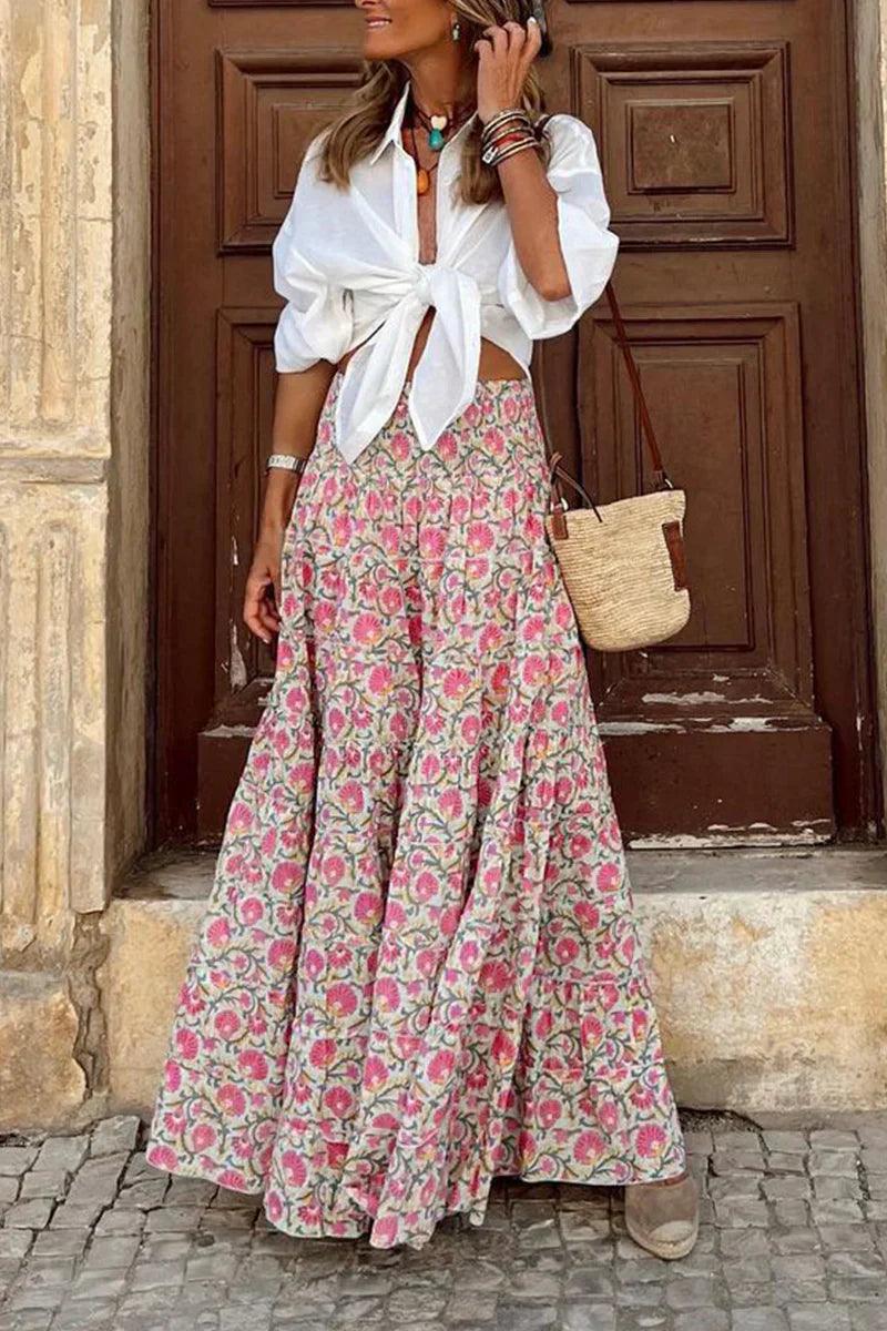 Sophie | Falda Larga Acampanada para Mujer - Noa Lagos