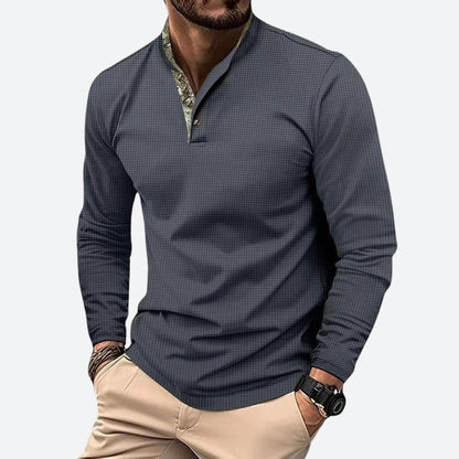ELÍAS – Camisa de hombre semi entallada con mangas largas