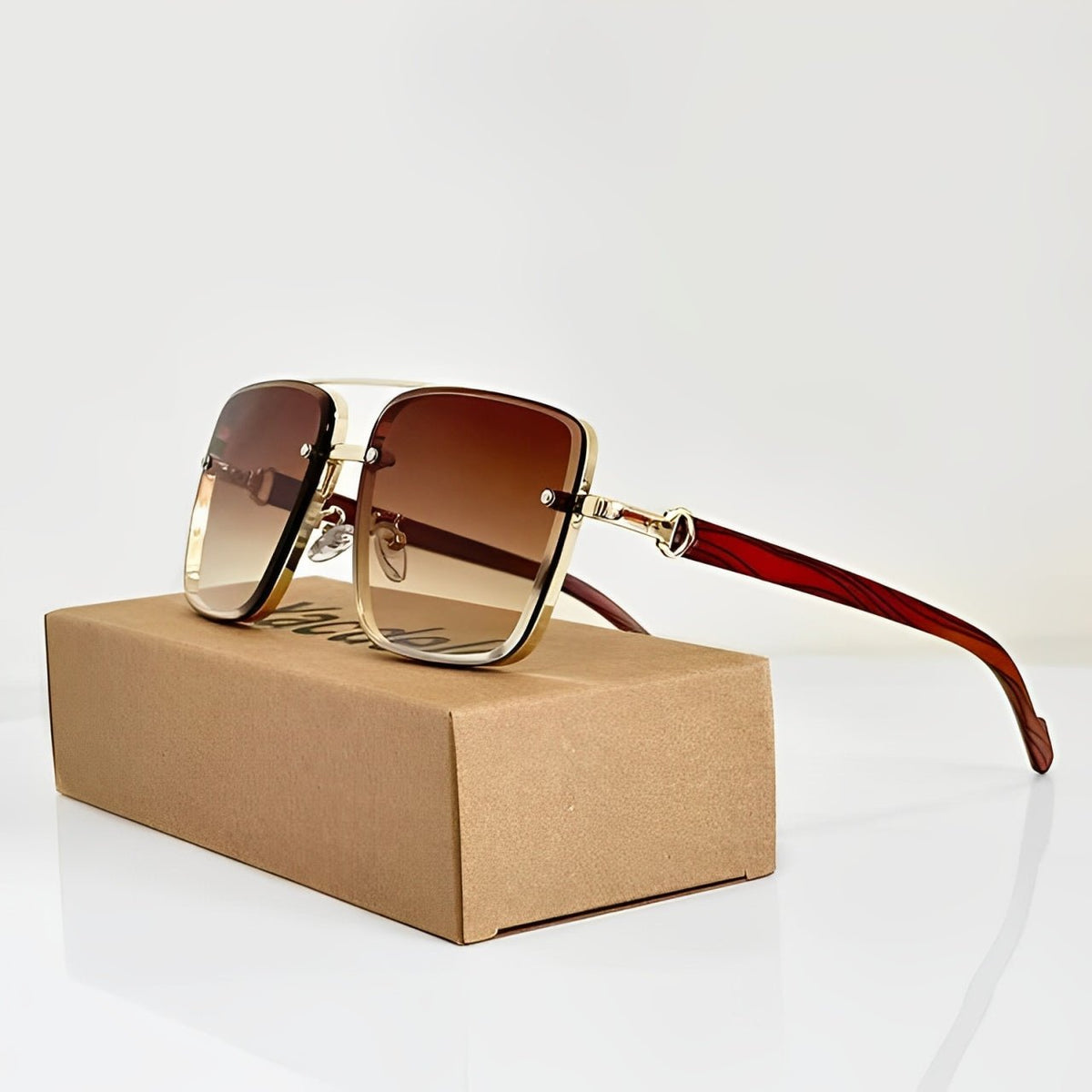 AURELIO – Gafas de sol tipo aviador con lentes degradados y protección UV400