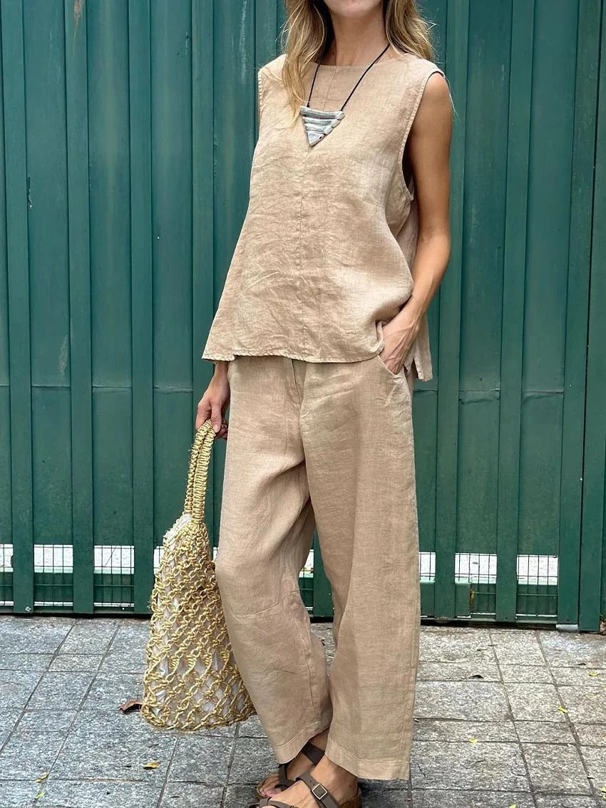 LEANDRA - Conjunto elegante de moda para mujer