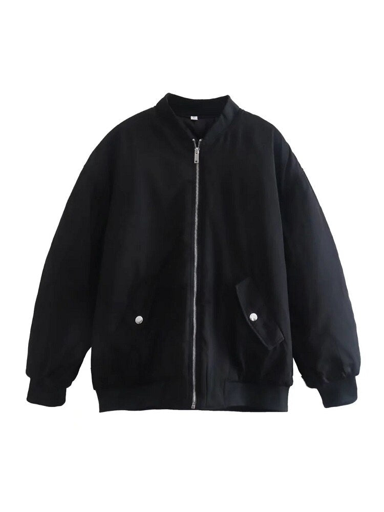 CORNELIA - Chaqueta bomber extragrande para mujeres